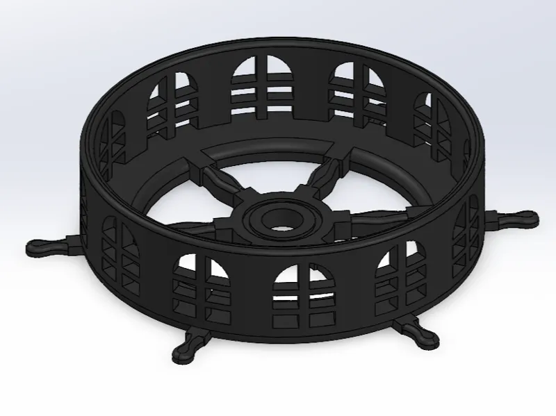 Coaster Holder Pirate/Ship wheel Theme.