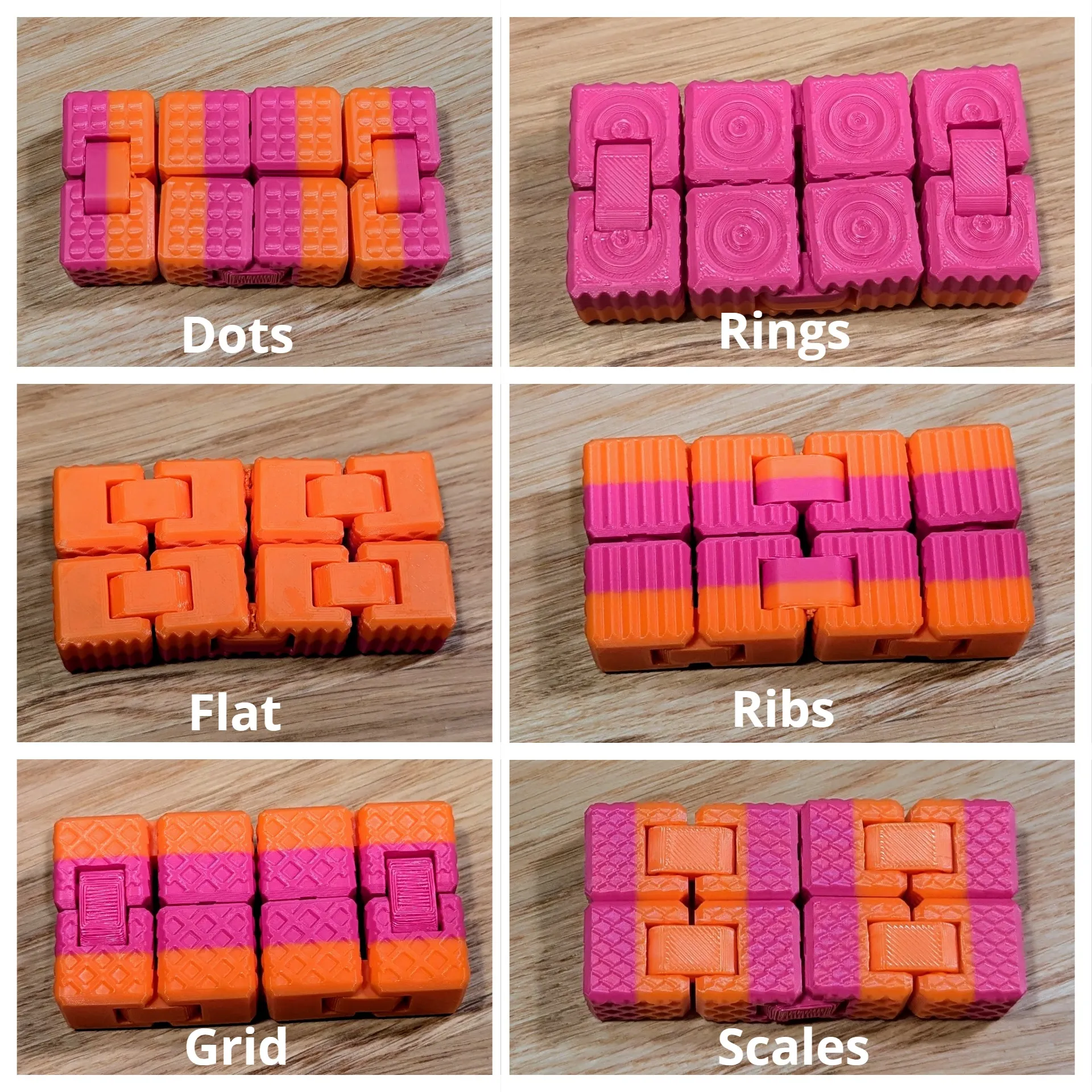 Customizable Textured Infinity Cube - Free 3D Print Model - MakerWorld