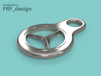 Keychain - Shopping cart coin/token - Mercedesstar