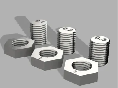 Thread clearance test
