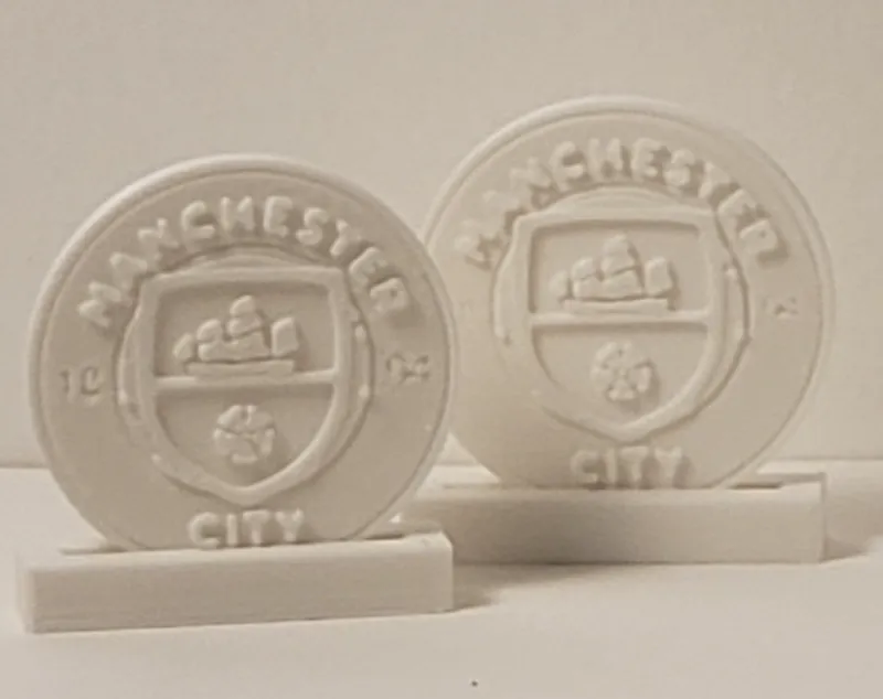 Simple Manchester City Desktop Badge