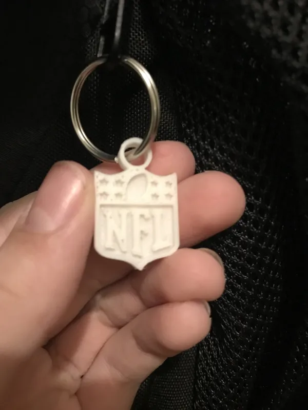 NFL logo keychain (dual color files included)