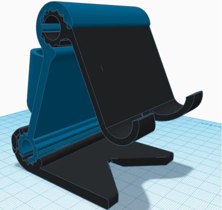 Folding Phone Stand with Airpods Holder