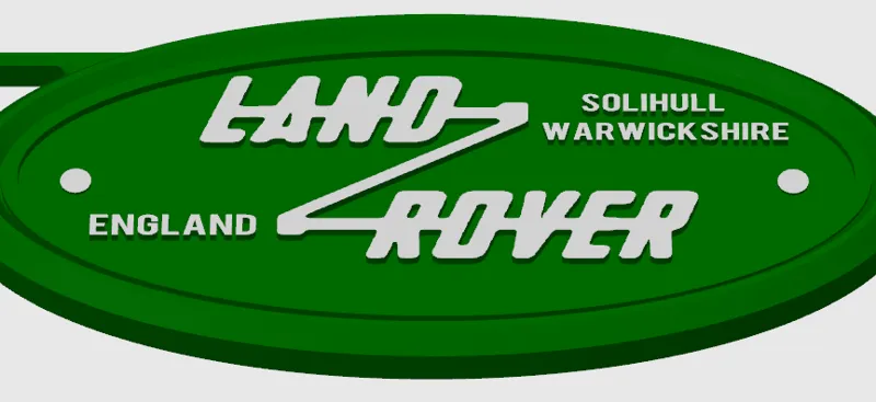 Landrover keychain  classic logo