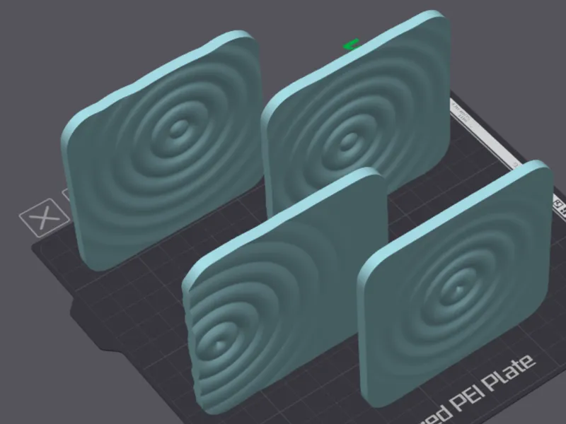 Wavy Coasters for Glasses, Cups & Mugs
