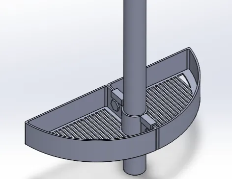 Shower Basket for tube diameter 25 mm