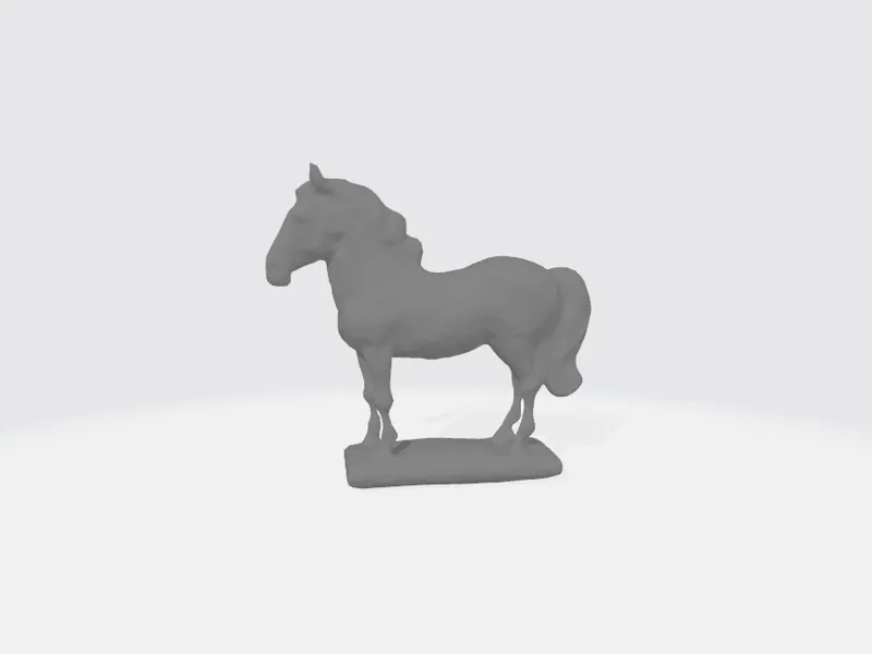 Horse sculpture