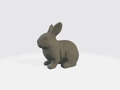 Cute rabbit sculpture! 