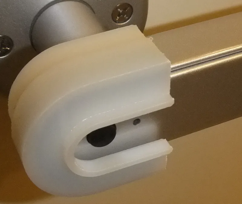 Handle button protect 