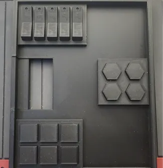 Star Wars cabinet control panel