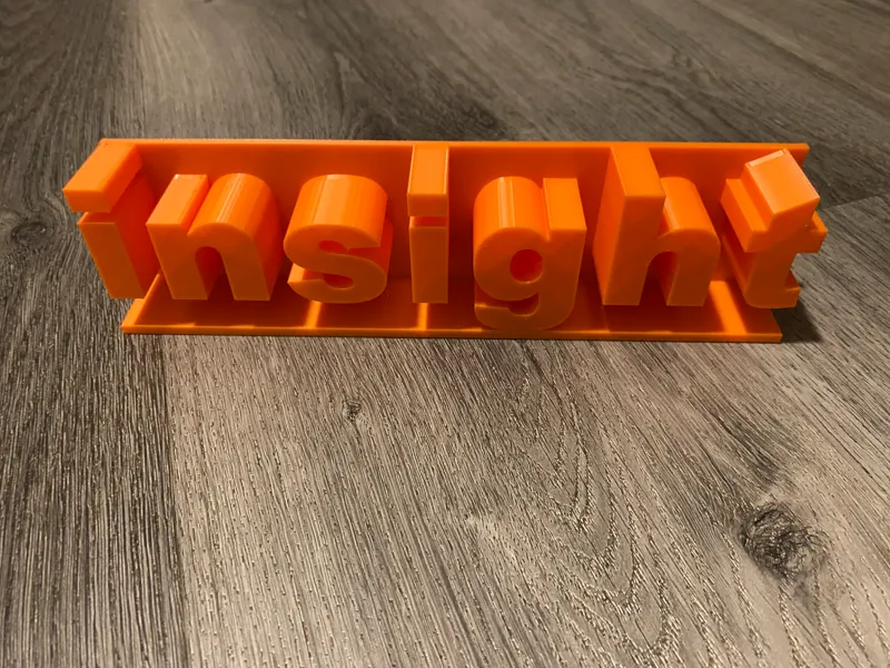 Insight paper weight
