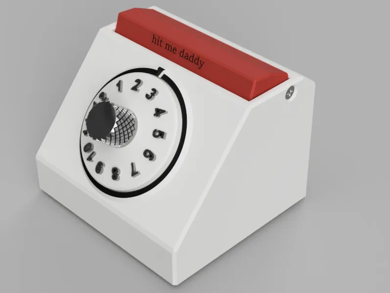 The weird Alarm clock (fidget toy)