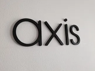 Wall mounted Letters - Font BC Alphapipe