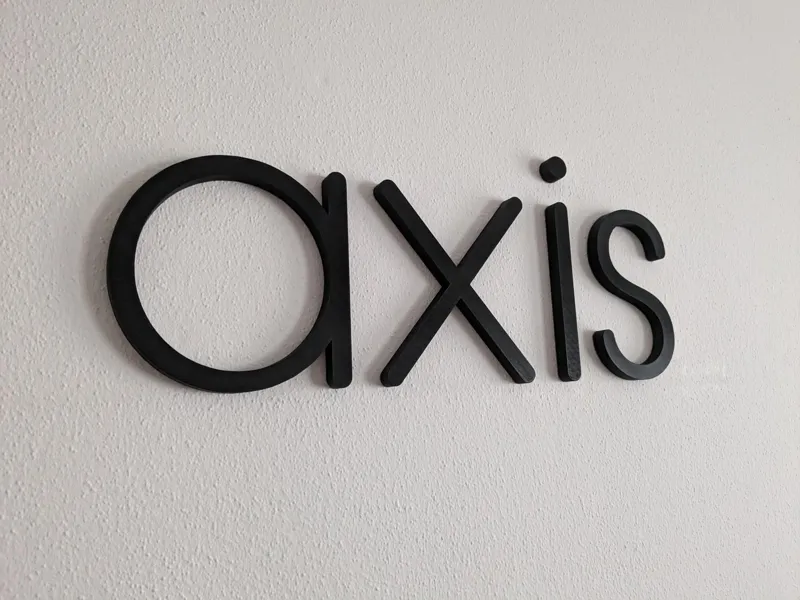 Wall mounted Letters - Font BC Alphapipe