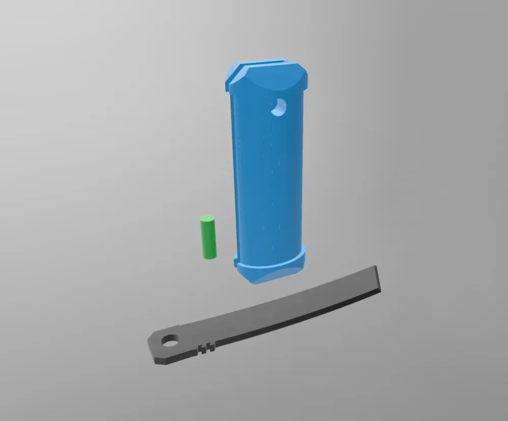 Katanife Folding Katana Remixed By Axialemakerworld Download Free 3d