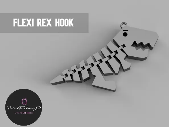 flexi rex keychain