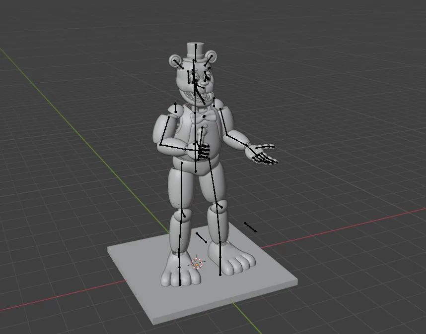 Fnaf Model Base Design FNAF Fredbear Figure by ViperSLF - MakerWorld