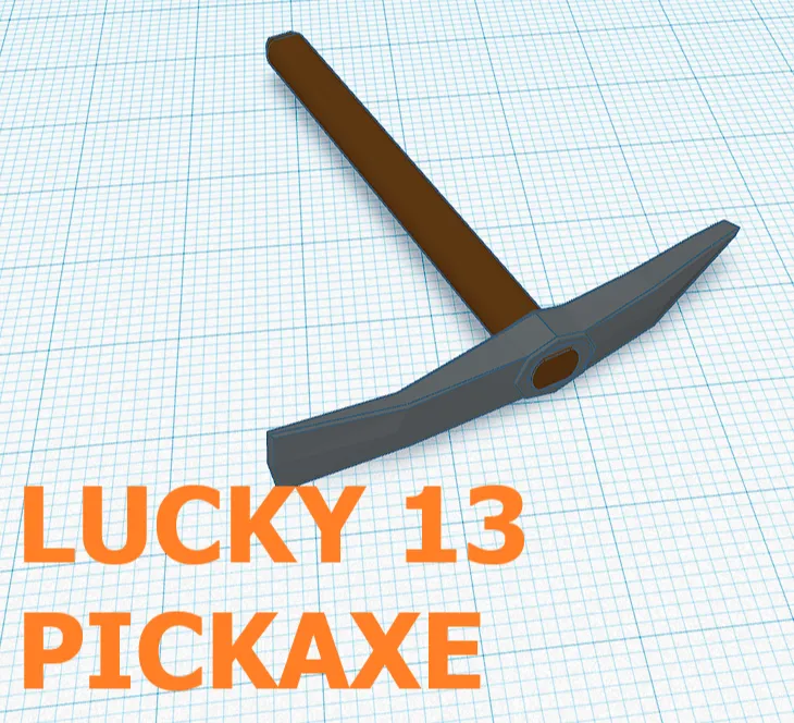 LUCKY 13 pickaxe