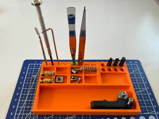 Parts and tools tray