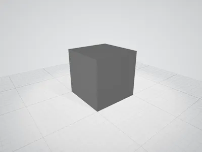 Simple 20x20x20mm cube