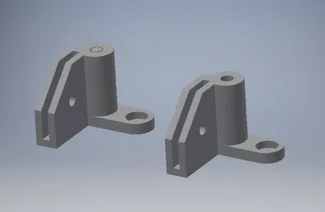 Plexiglass hinge