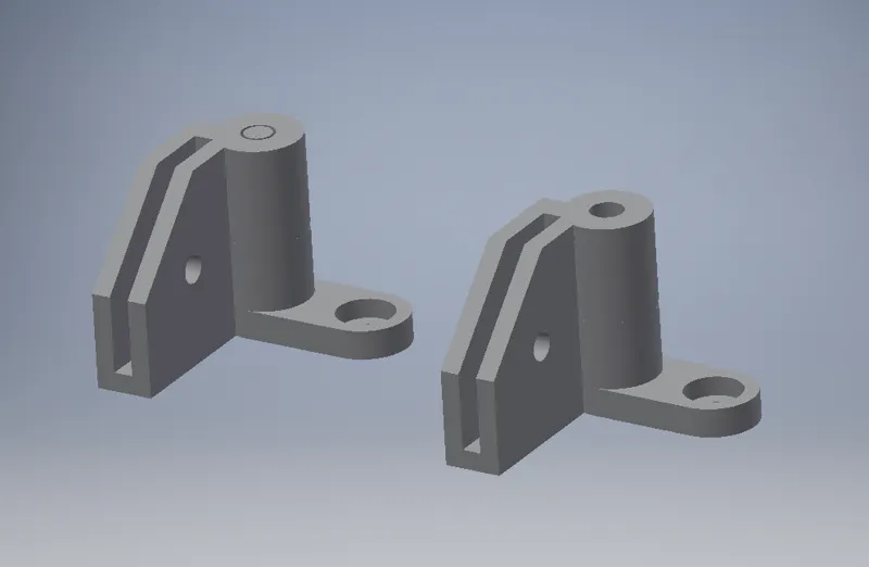 Plexiglass hinge