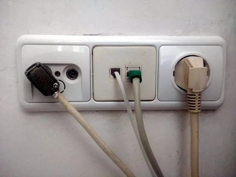 Customizable RJ11 RJ45 Wall socket cover