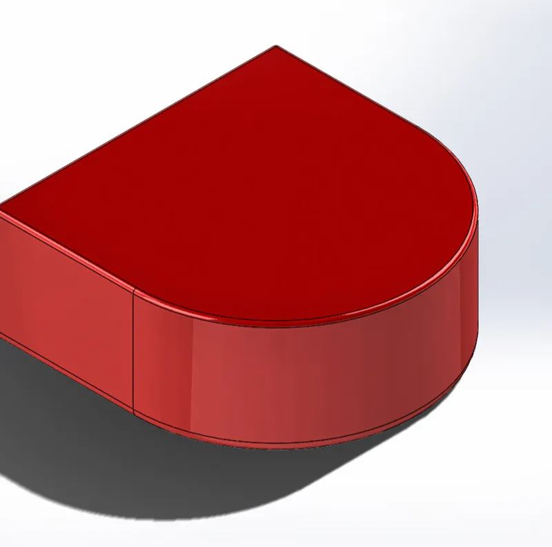 1x1 Tile half circle