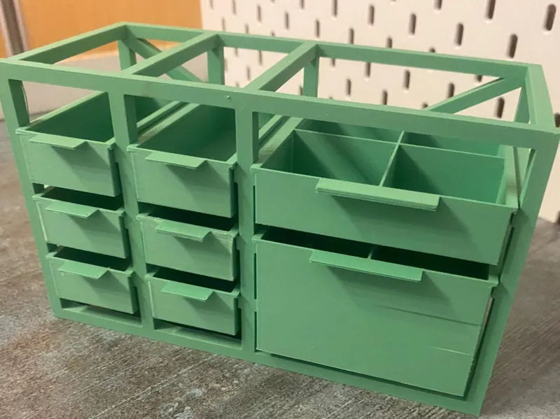 Drawer cabinet right side
