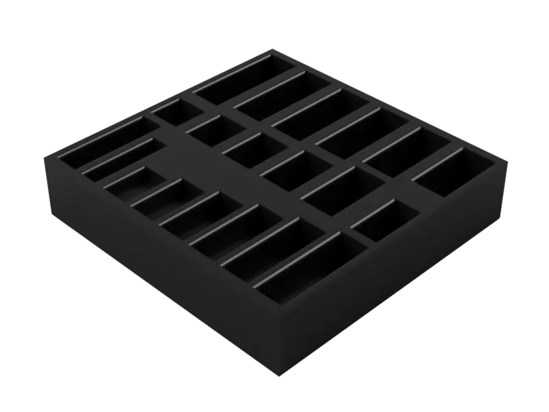 20-Piece Nylon Crystal/Bezel Press Die Holder
