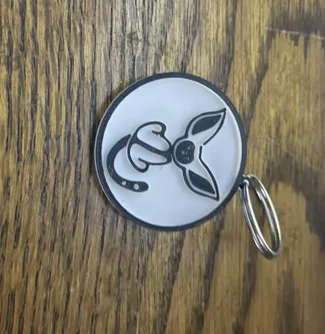 Momo From Avatar the Last Air Bender keychain