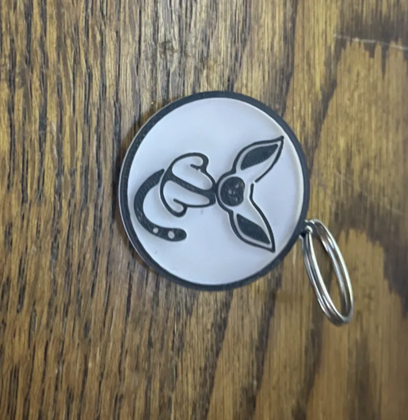 Momo From Avatar the Last Air Bender keychain