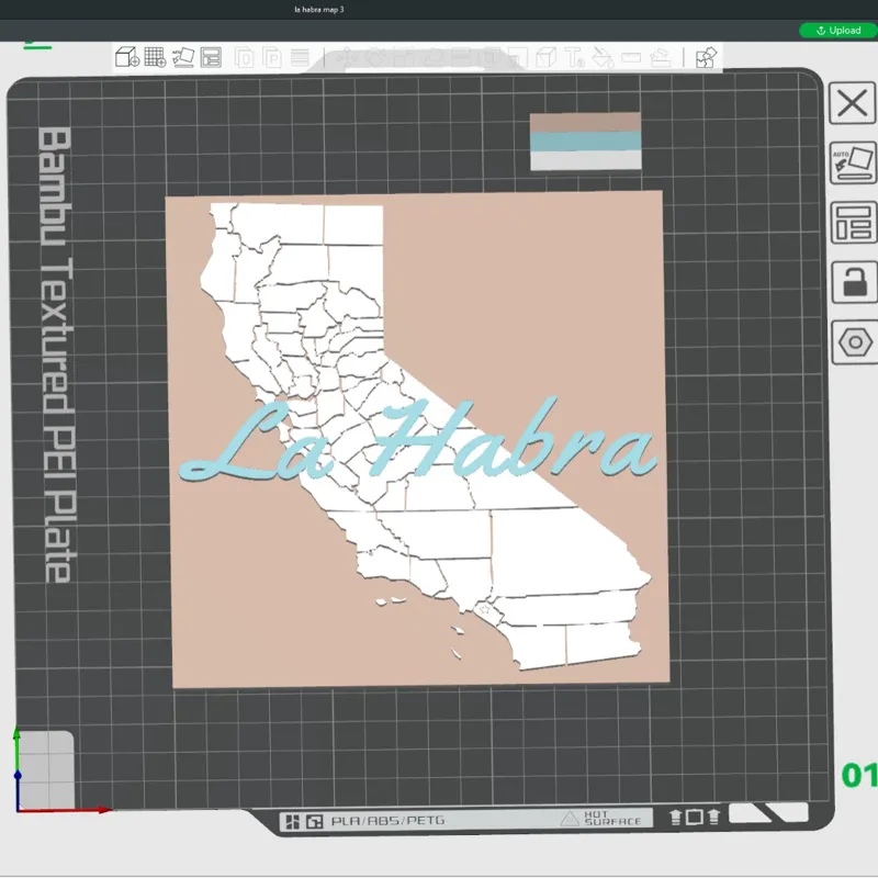 La Habra, California Map