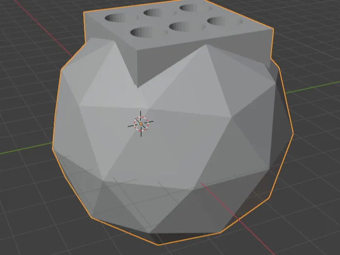 Pencil holder icosphere
