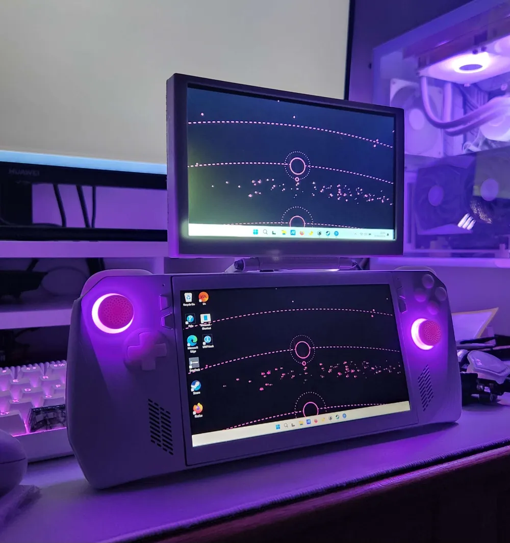 Rog Ally Shell Mod ROG Ally Clamshell Screen Mod - Free 3D Print Model - MakerWorld