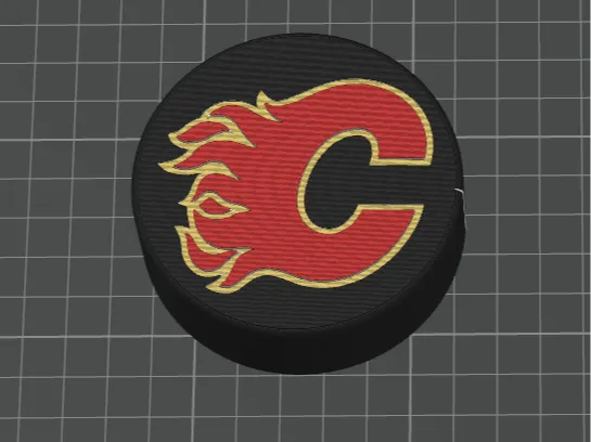 NHL Calgary Flames Puck