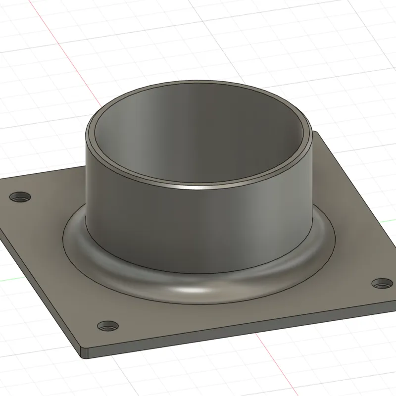 Abluftschlauch Adapter für Laser