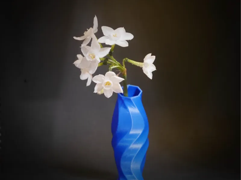 Spiral Cascade vase