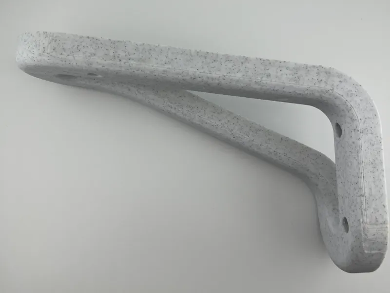 Modern Swept L Brackets for Shelves & Shoe Racks