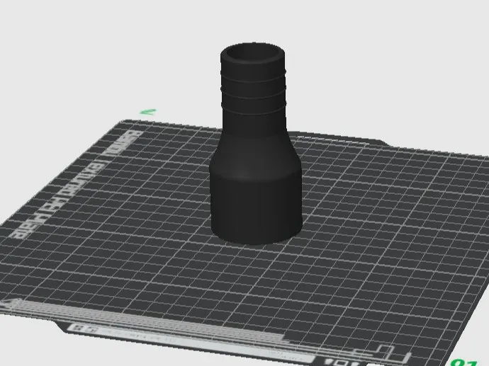 Hose adaptor 40mm to 32mm Reich water in let 