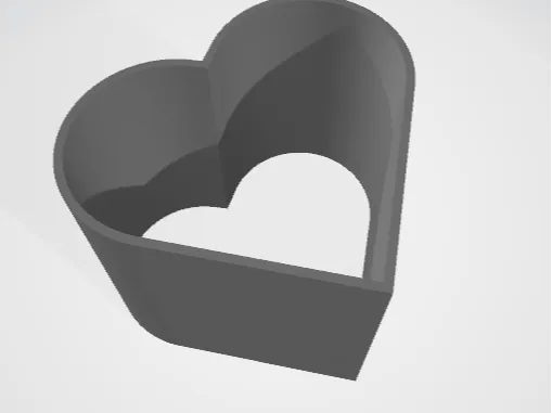 Forma srdce na svíčku/ heart candle mold
