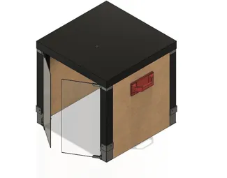 Another Ikea LACK  ENCLOSURE (with MDF)