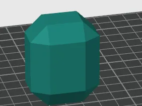 3d mine craft emerald