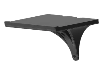 Simple Shelf with Single Bracket