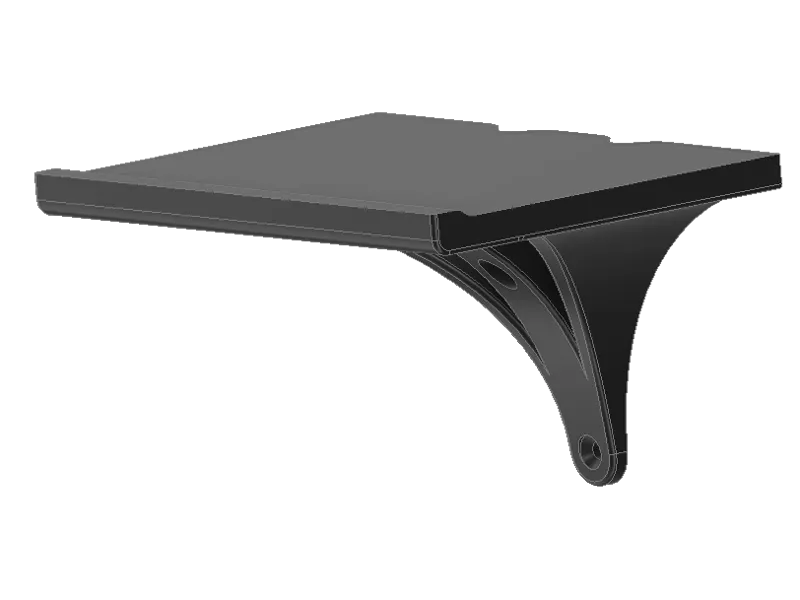 Simple Shelf with Single Bracket