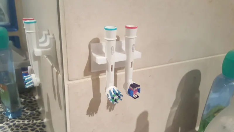 Braun toothbrush wall mount
