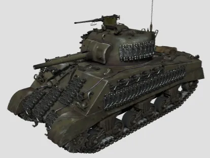 American M4A2 Sherman medium tank