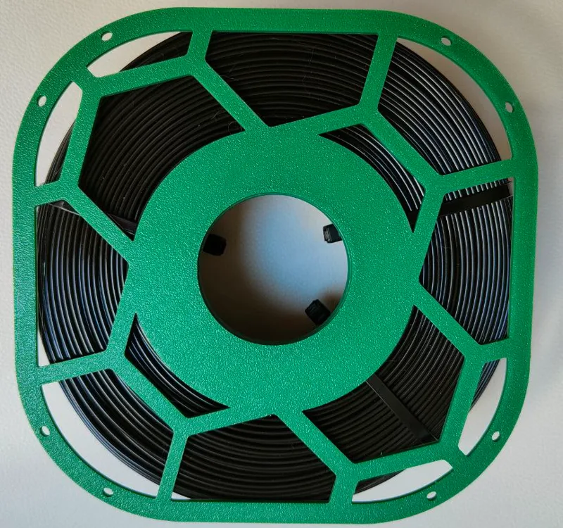 Reusable Square Hex filament Spool for GST3D PLA