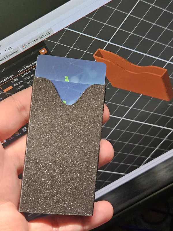 Pocket Business card holder EU 50x90 cards