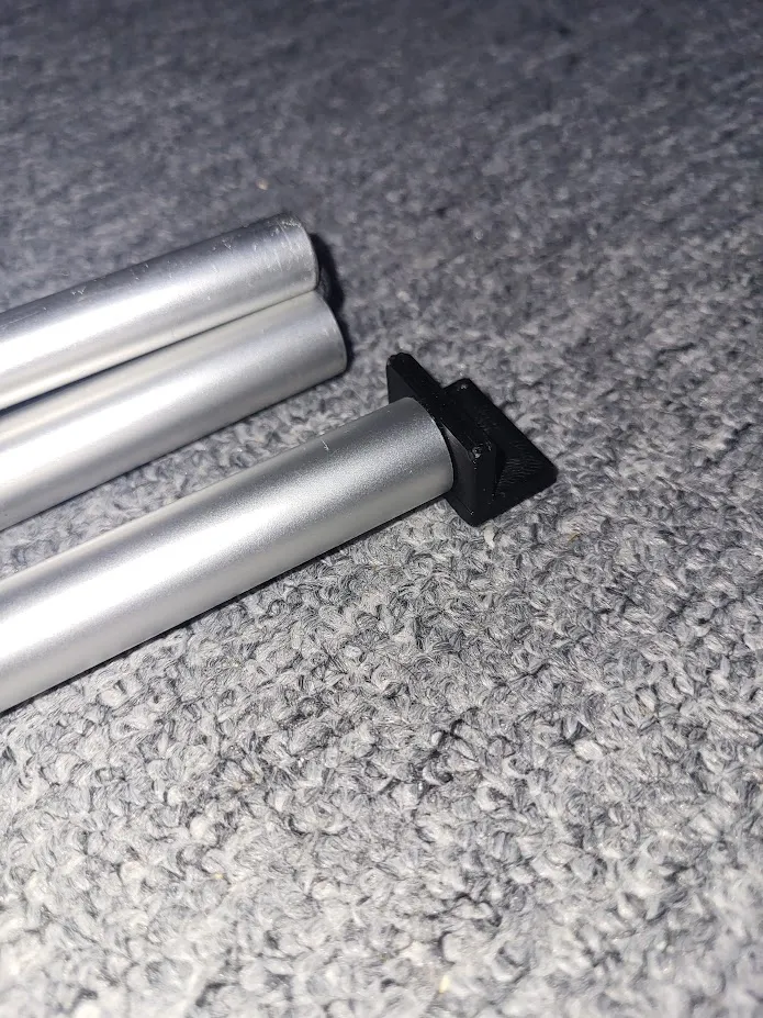 Banner stand end